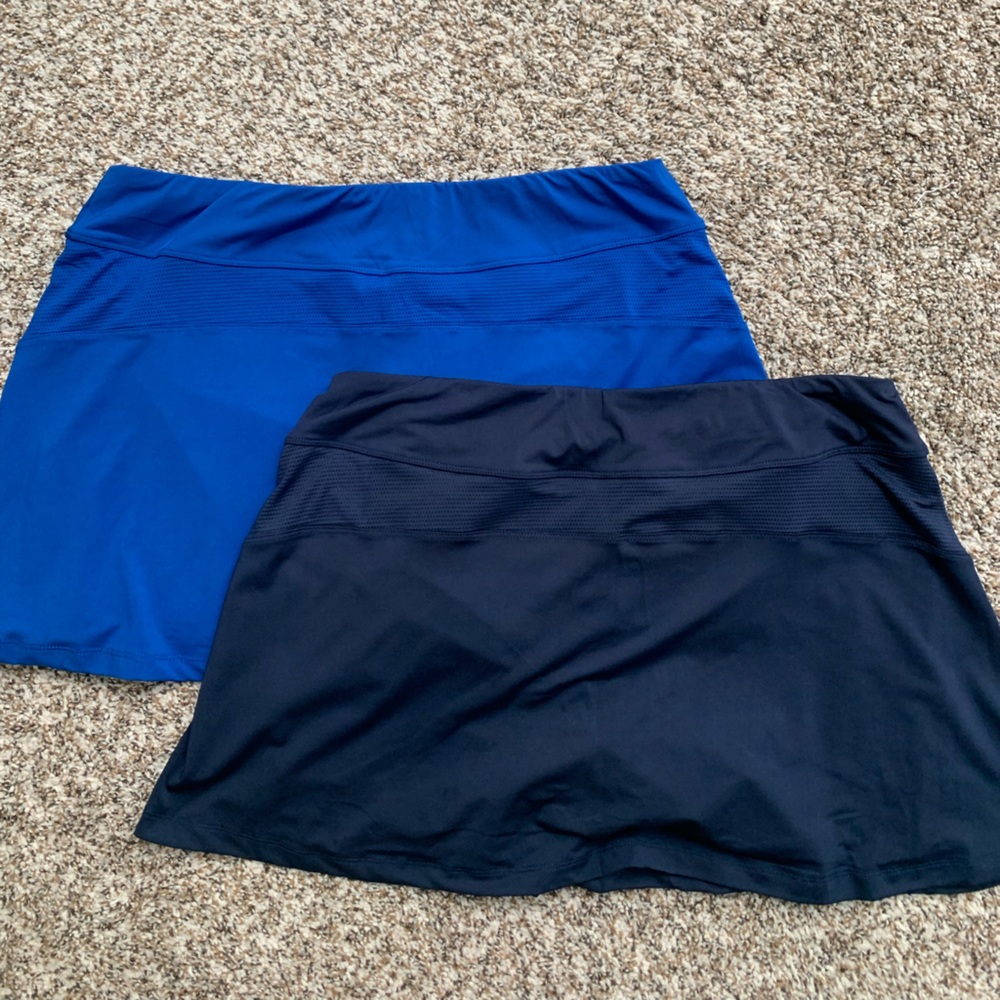 2 EUC blue Fila tennis skorts size XL